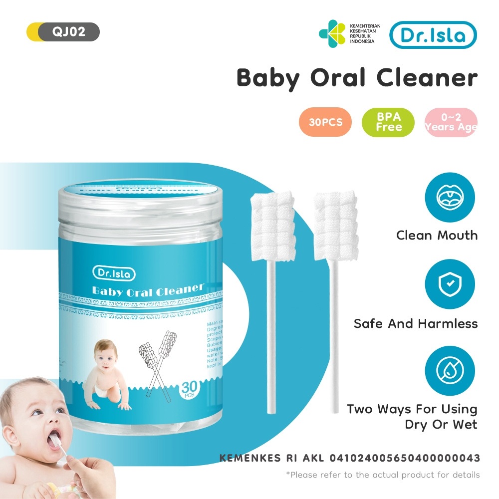 Dr.isla Kapas Pembersih Lidah Bayi QJ02