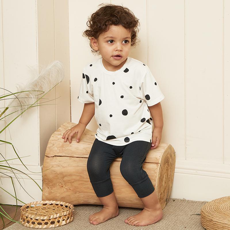 MOOIMOM Nero Bianco Tencel Longsleeve Foto 5