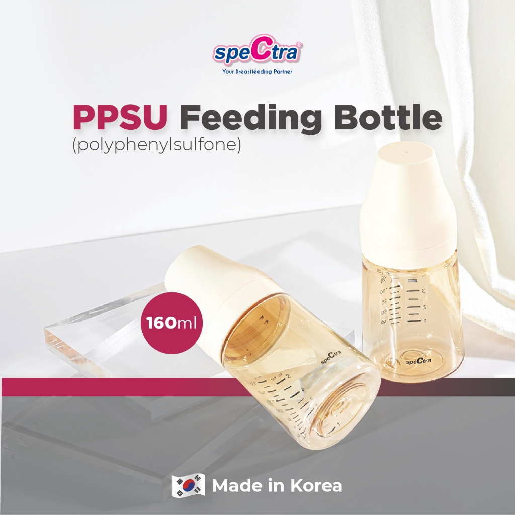 Botol Susu Bayi Spectra PPSU 160 ml Polyphenylsulfone Anti Panas & Tahan Lama Foto 2