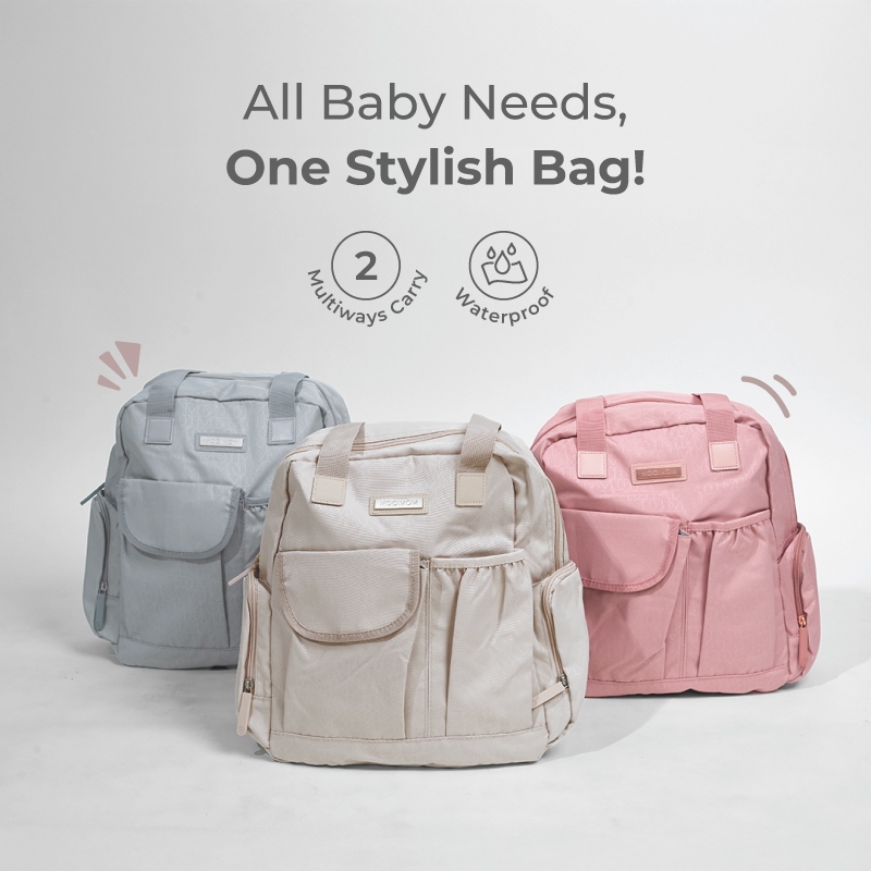 MOOIMOM Diaper Bag 2-Ways Backpack Foto 3