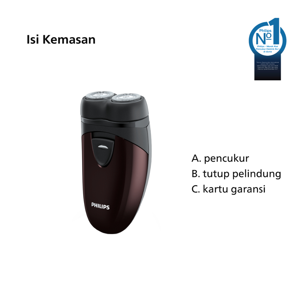 Philips PQ206 Travel Shaver Foto 2