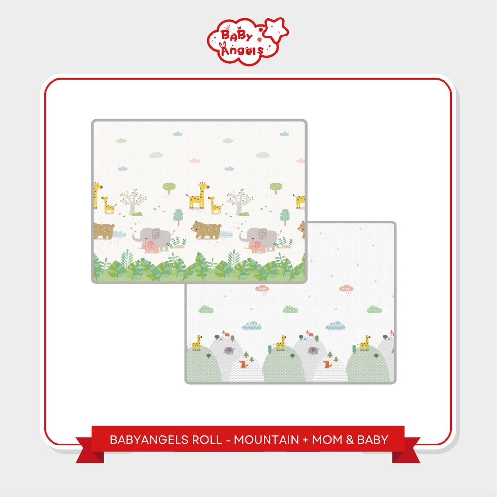 Mamiko Baby Angels Playmat XPE Premium Double Side 180x150cm 200x180cm 200x150cm Foto 4