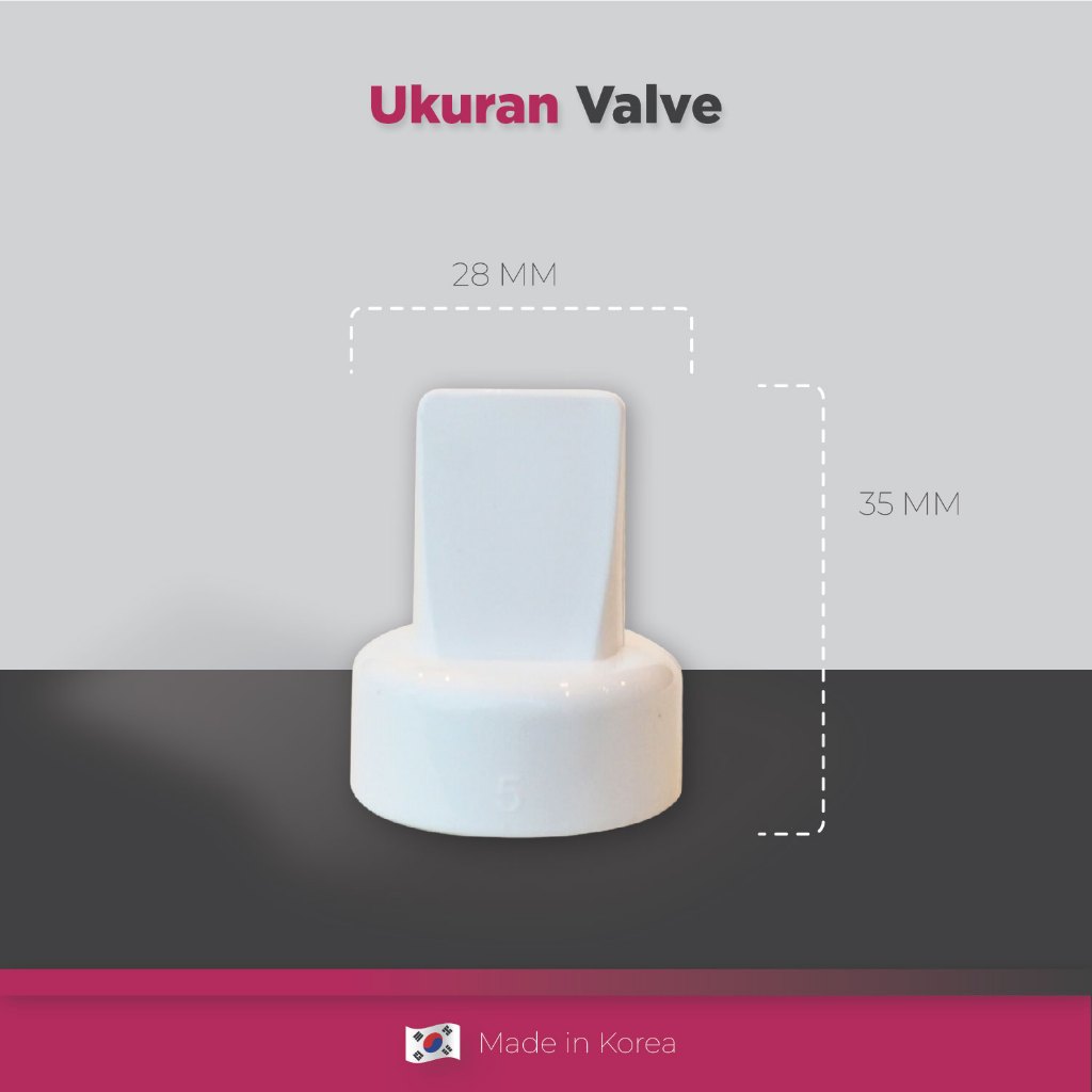 Spectra Silicone Head Valve Corong Pompa ASI Original Foto 3