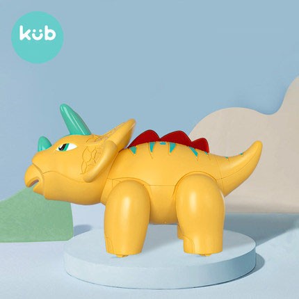 Mainan Puzzle Edukasi KUB Dinosaur Cute Feifei Milin Jack Betty Musik Bayi Anak Foto 8