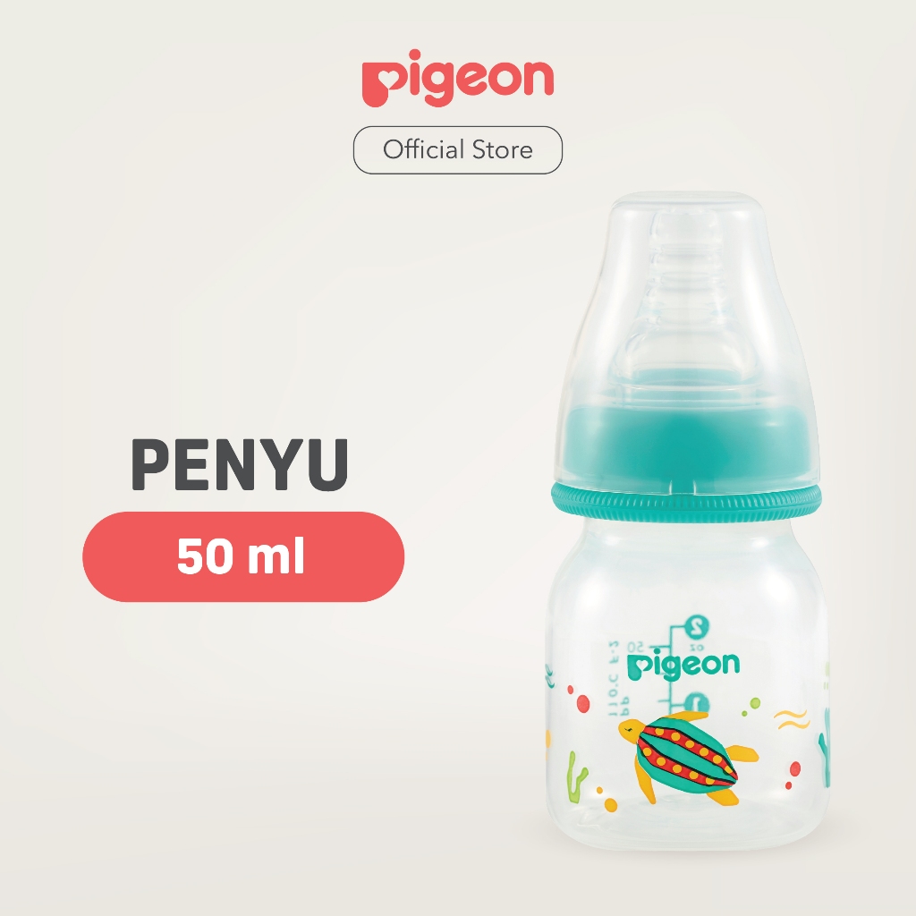 Botol Susu Bayi PIGEON Slim Neck PP RP 50ml Dot S-Type Anti Kolik BPA Foto 7