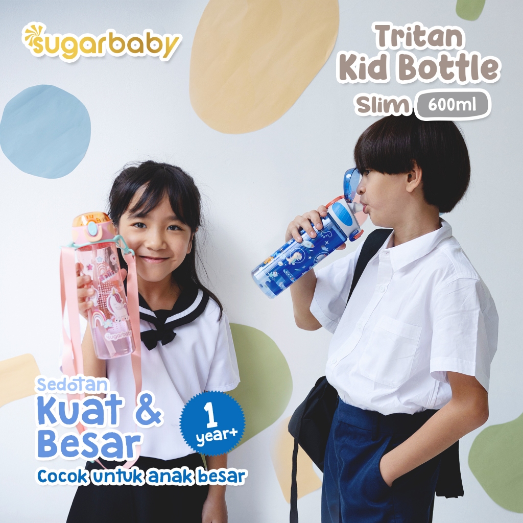 Sugarbaby Tritan Kids Bottle SL 600ml Botol Minum Anak BPA Free Premium Foto 4