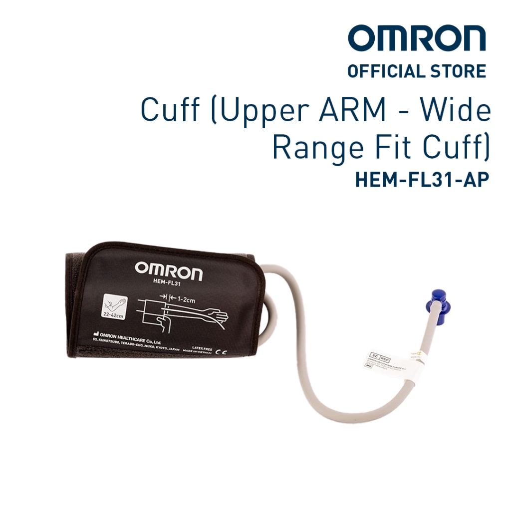 Manset Tensimeter Omron Fit Cuff Original Ukuran L 22-42 cm Foto 3