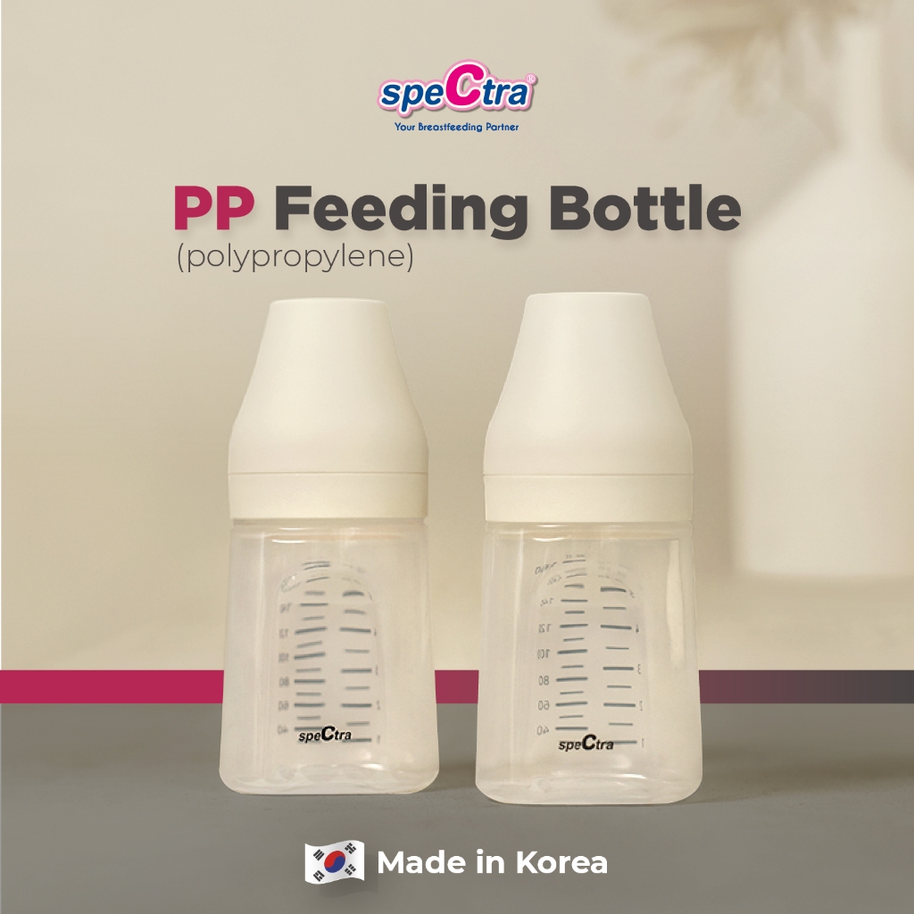 Botol Susu Spectra 160ml Polypropylene PP Feeding untuk Bayi 1-3 Tahun Foto 2