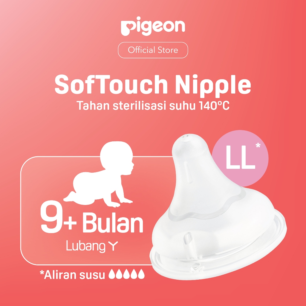 Dot Bayi Pigeon SofTouch Wide Neck 3pcs Blister Original Anti Kolik AVS Silikon Food Foto 8