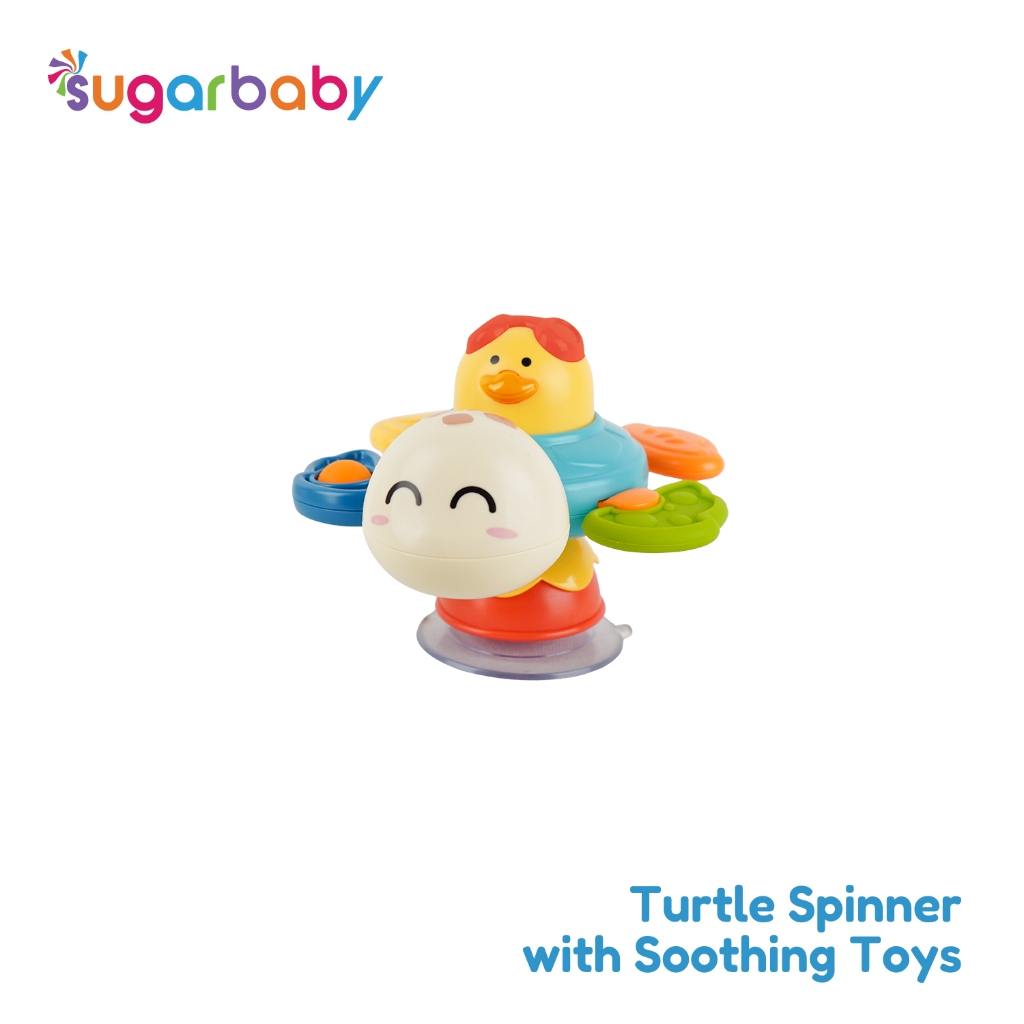 Mainan Sensori Bayi Sugarbaby Turtle Spinner 360 Suction Cup BPA Free Foto 5