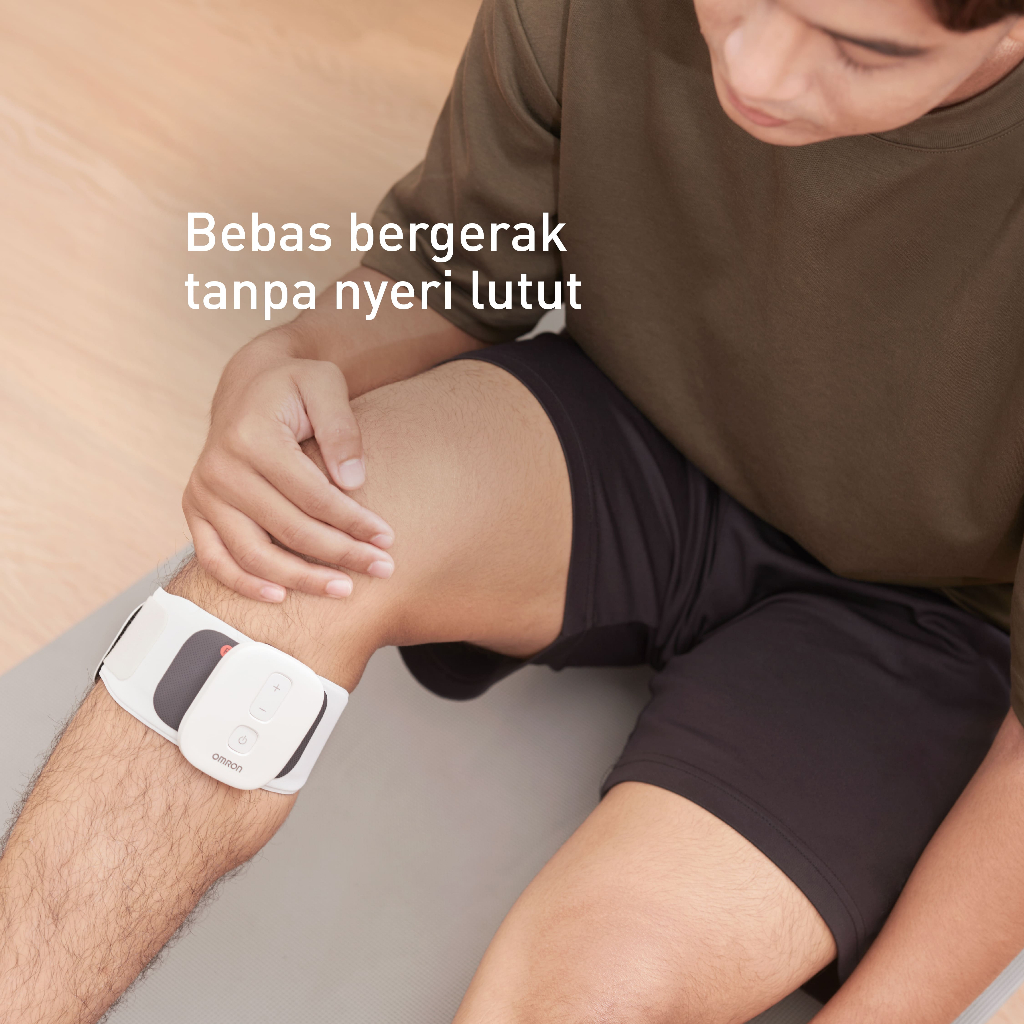 Omron HV-F710-M Knee TENS Massager Alat Terapi Lutut Wireless Rechargeable Foto 5