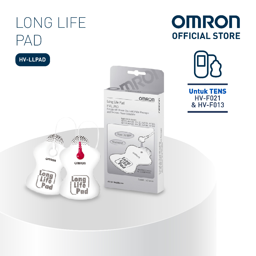 Omron Long Life Pads HV-LLPAD-C1 Original untuk Unit TENS Elektromerapi Omron