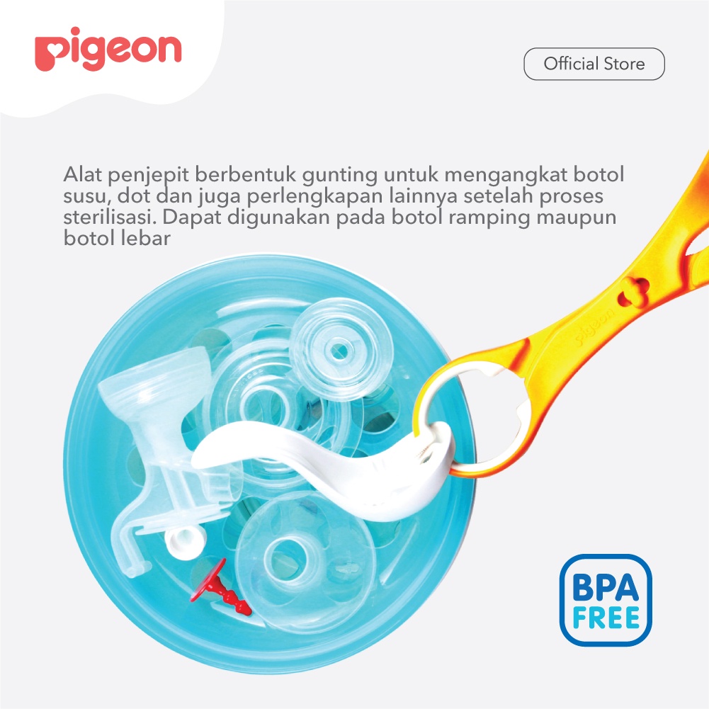 Pigeon Sterilization Tongs Penjepit Botol Susu Dot Setelah Sterilisasi Import Foto 2