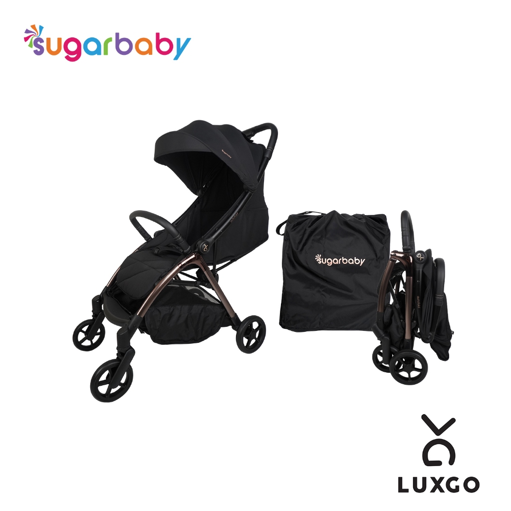 Stroller Bayi Sugarbaby LuxGo Auto Fold Single-Handedly Ringan 7.8kg Cabin Size BPA Free Foto 8