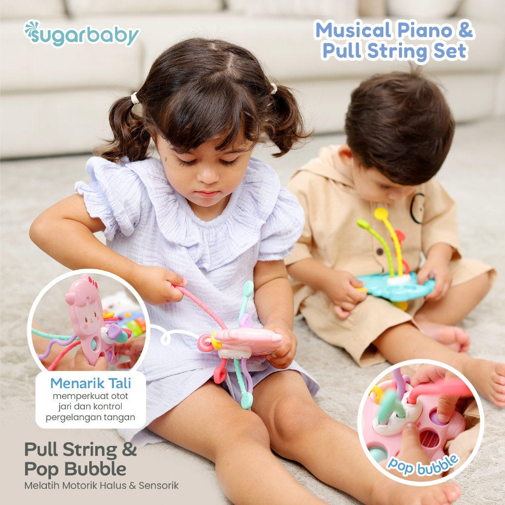 Mainan Edukasi Bayi Sugarbaby Music Car with Soothing Toys 2in1 Teether & Musik Foto 4