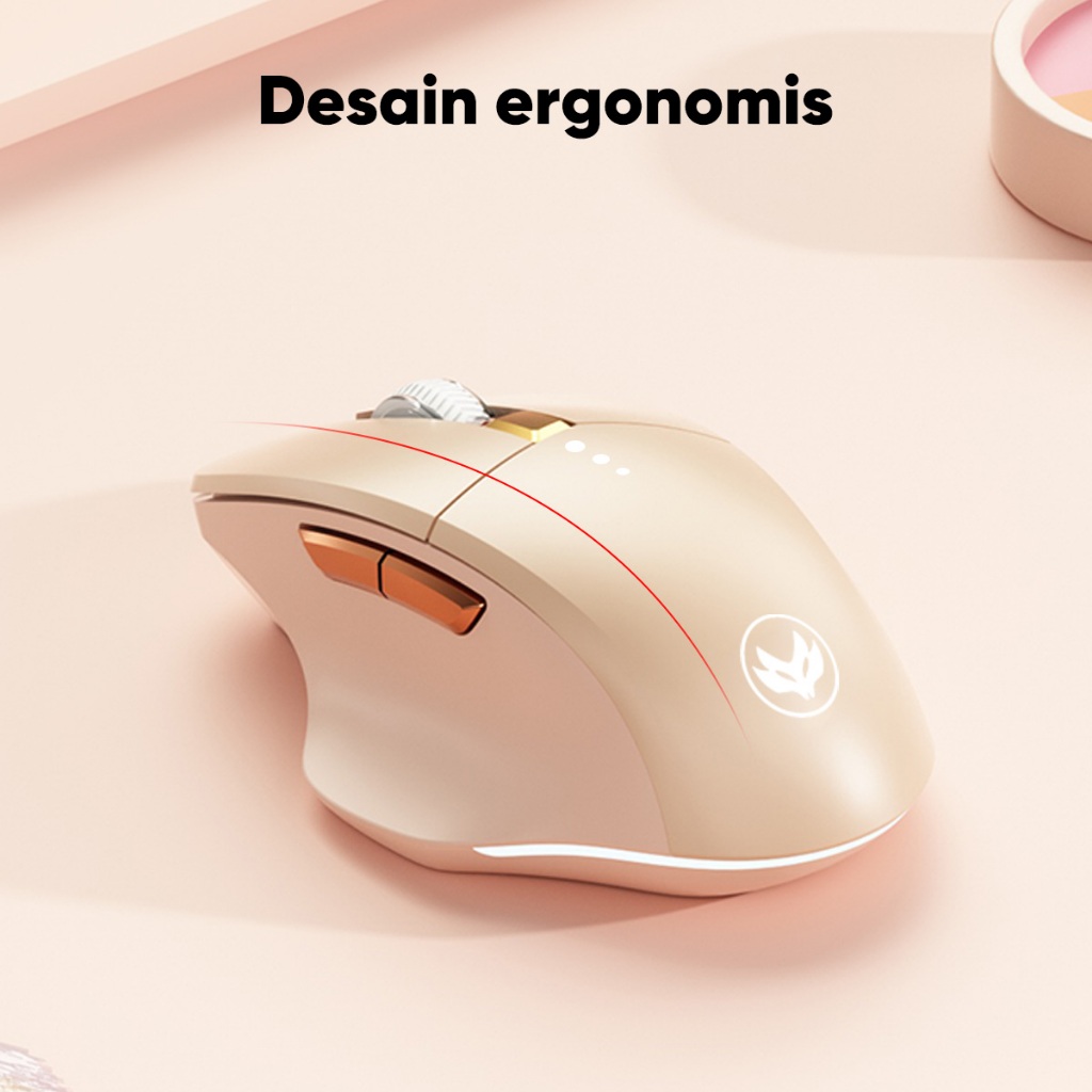 Mouse Wireless Gaming MOFii P6 RGB Foto 8