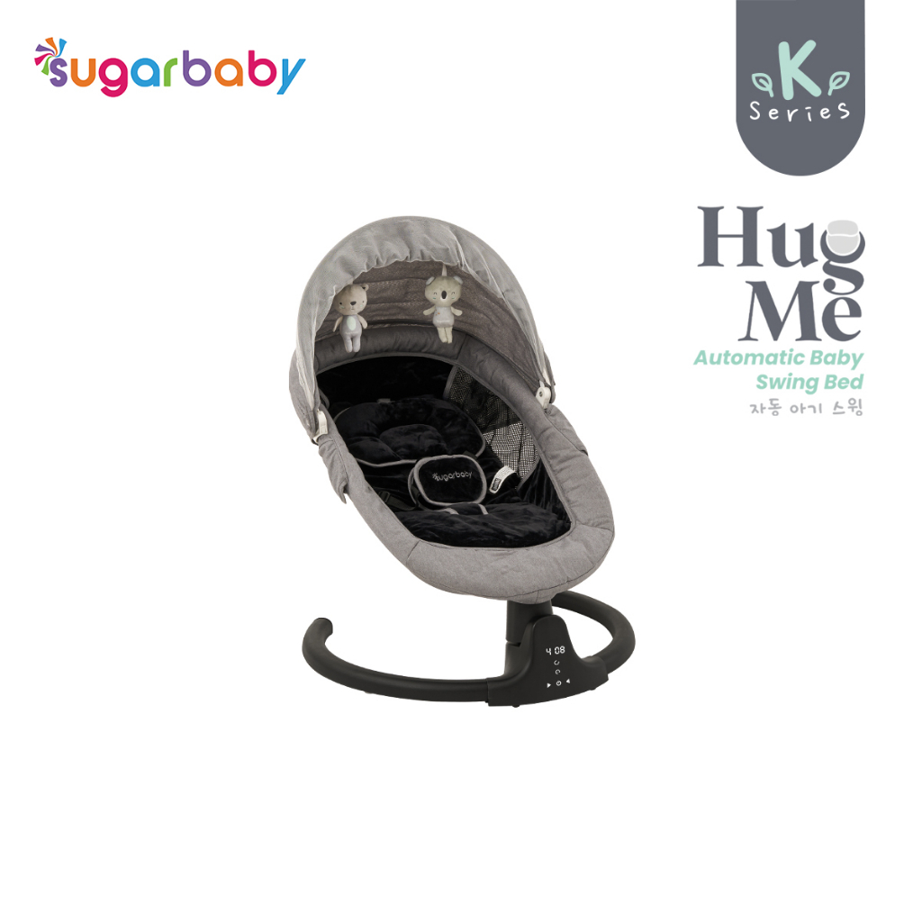 Sugarbaby HUG ME K-Series Automatic Baby Swing Bed Ayunan Bayi Elektrik Foldable Bluetooth Foto 6