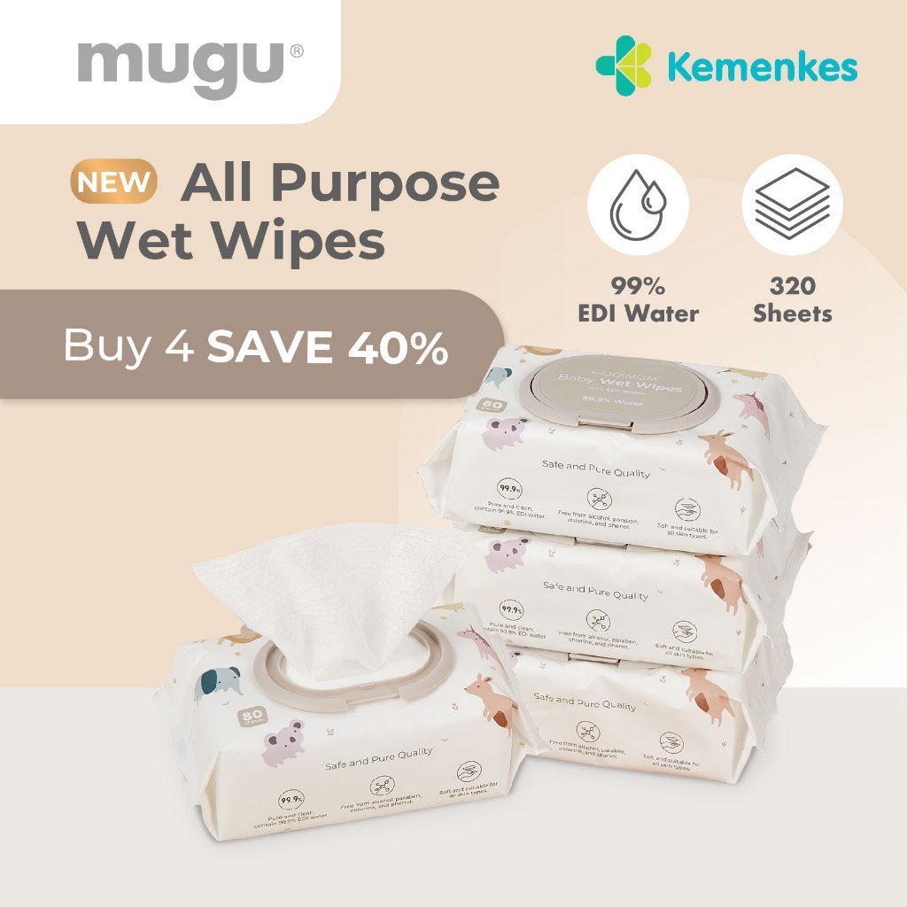 Mooimom x Mugu Wet Wipes EDI Water Foto 6