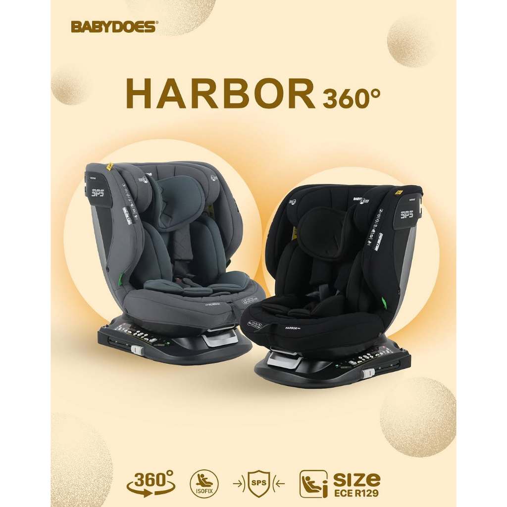 Babydoes Harbor Car Seat 360 Rotating Isofix ECE R129/03 Group 0+ Foto 2