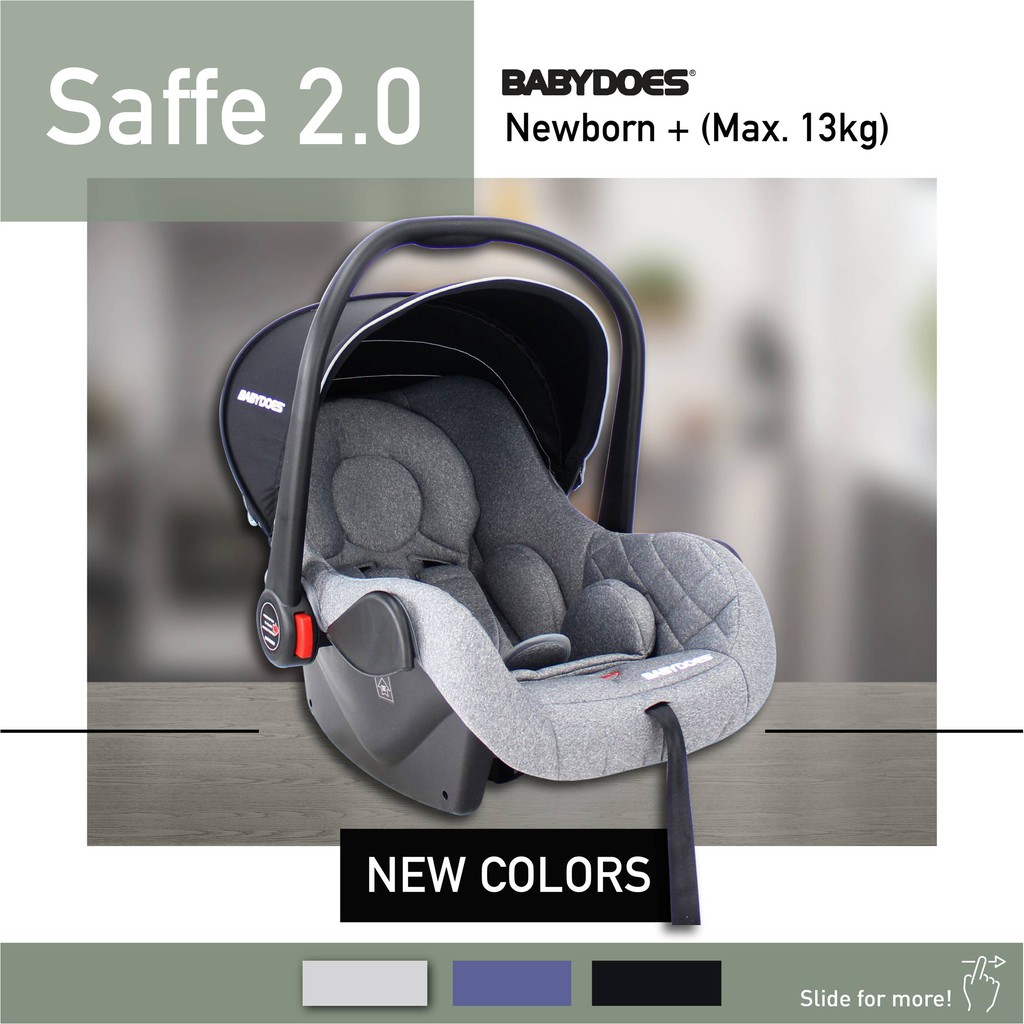 Babydoes Saffe 2.0 Infant Carrier Kursi Gendong Bayi Newborn 0-13kg Foto 2