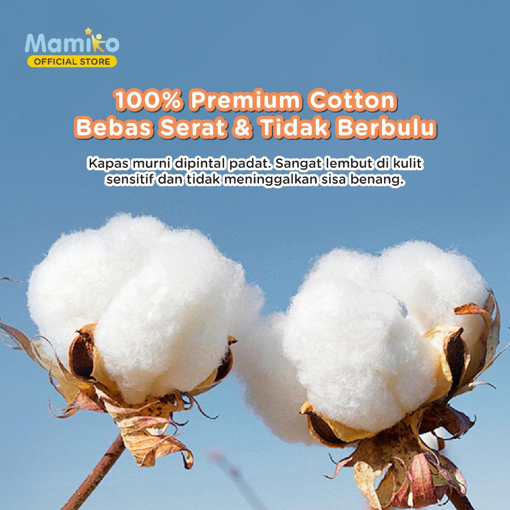 Mamiko Baby Cotton Buds 2in1 Spiral Head & Sticky Tip - Cotton Bud Bayi Foto 4
