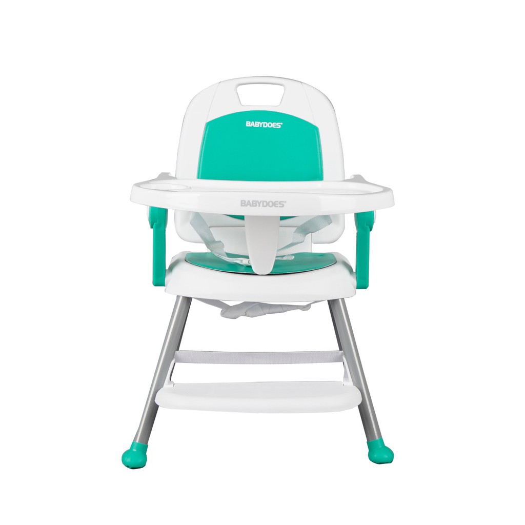 Kursi Makan Bayi Babydoes Mezza High Chair 3 in 1 Dilipat Portable dengan Tray Foto 8
