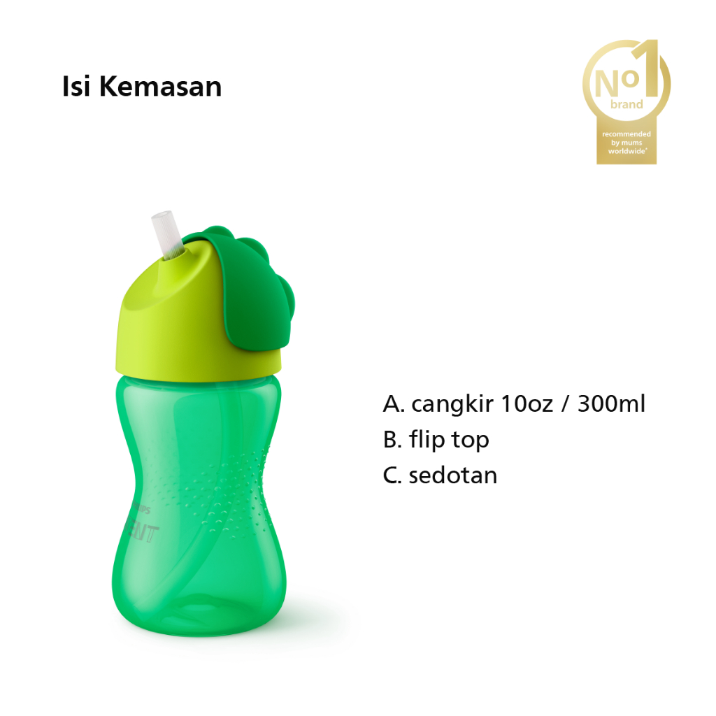 Philips Avent Bendy Straw Cup 300ml Foto 2