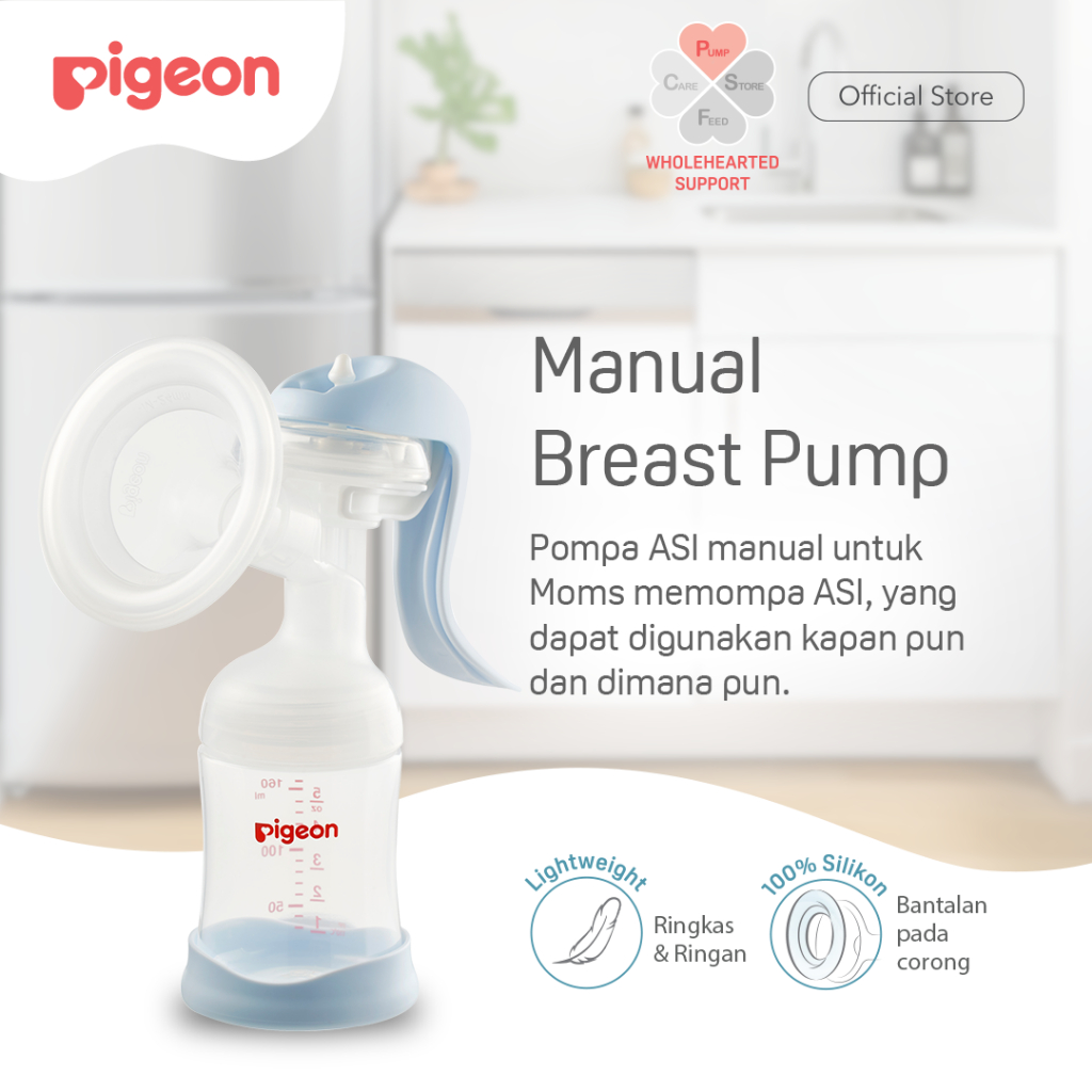 Pigeon New Mom Starter Kit 3 in 1 Breast Pump Manual, Breast Pads Comfyfeel, Foto 3