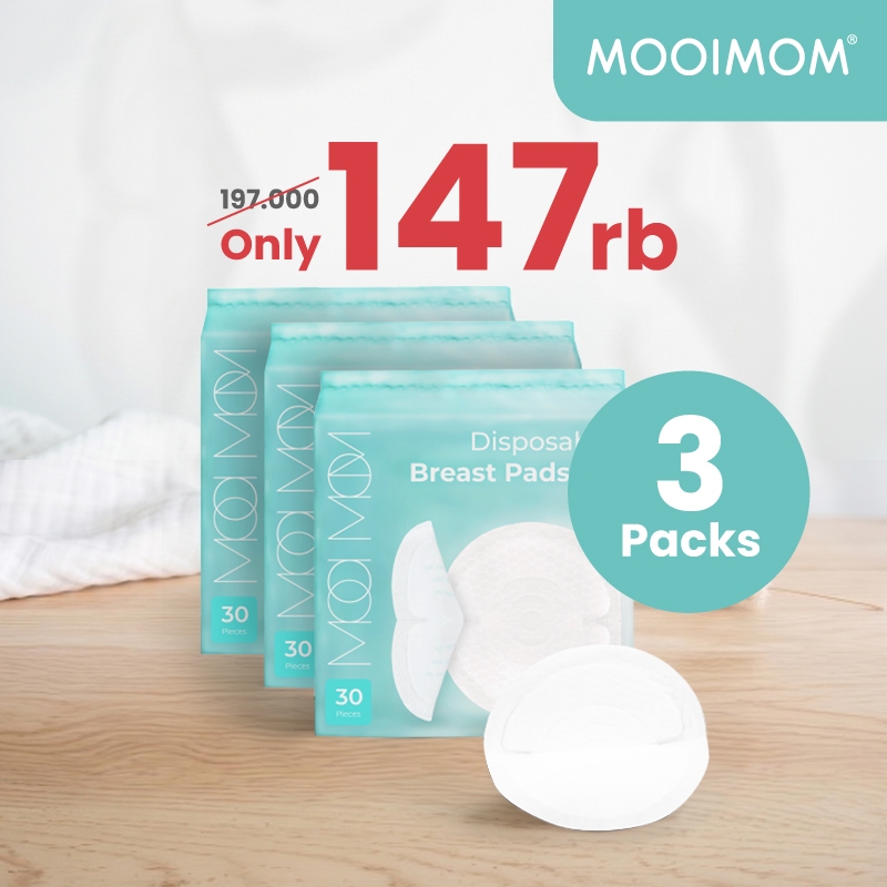MOOIMOM Breast Pad 3D Anti Bocor Foto 2