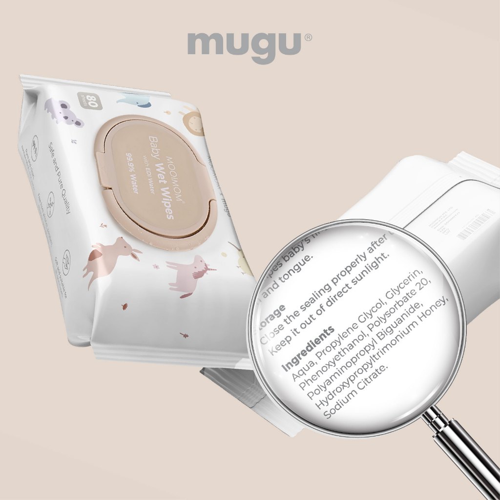 Mooimom x Mugu Wet Wipes EDI Water Foto 5
