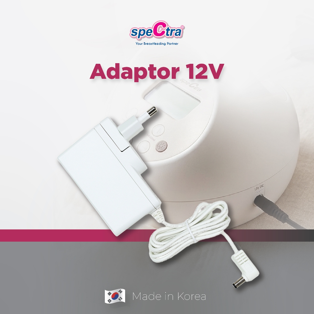 Adaptor Charger 12V 2A untuk Pompa ASI Spectra 9+ S1+ S2+ M1 New Dual