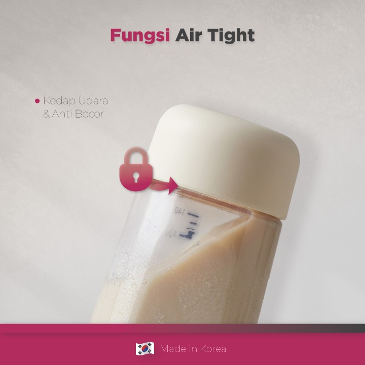 Spectra Air Tight Cap Tutup Botol Kedap Udara 2pcs untuk Botol Feeding & Storage Foto 3