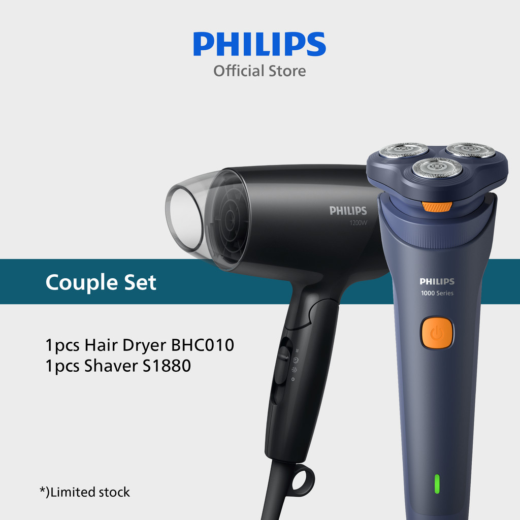 Philips Shaver 1000 & Hair Dryer Bundle