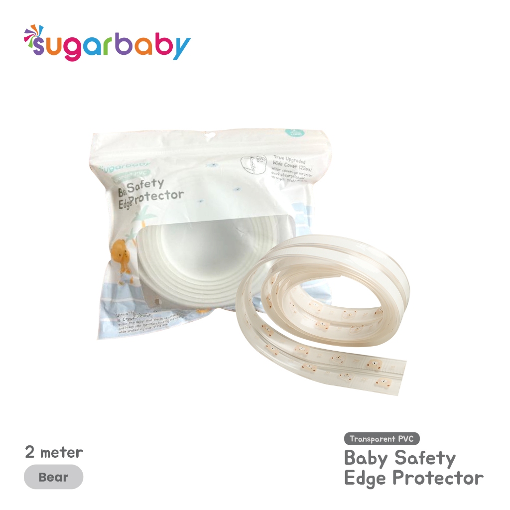 Sugarbaby Baby Safety Edge & Corner Protector PVC Transparan BPA Free 2M Roll & Foto 8