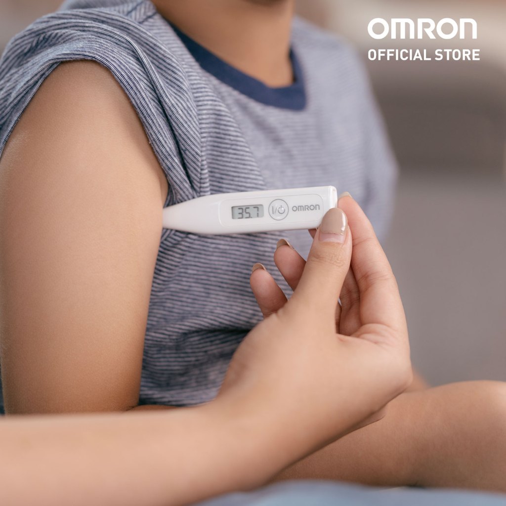 Termometer Digital Omron MC-246 Tahan Air Pengukur Suhu Oral Rektal Ketiak Foto 3
