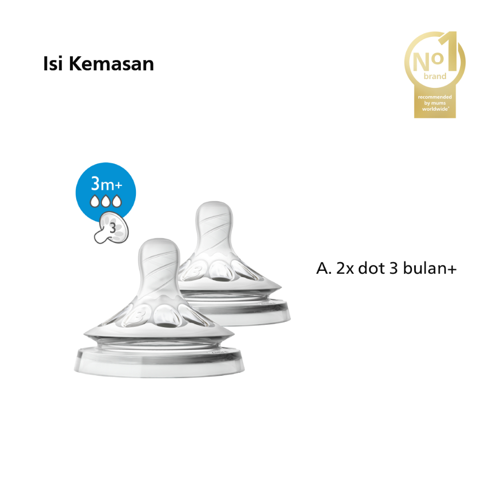 Philips Avent Teat Natural Medium Flow Foto 2