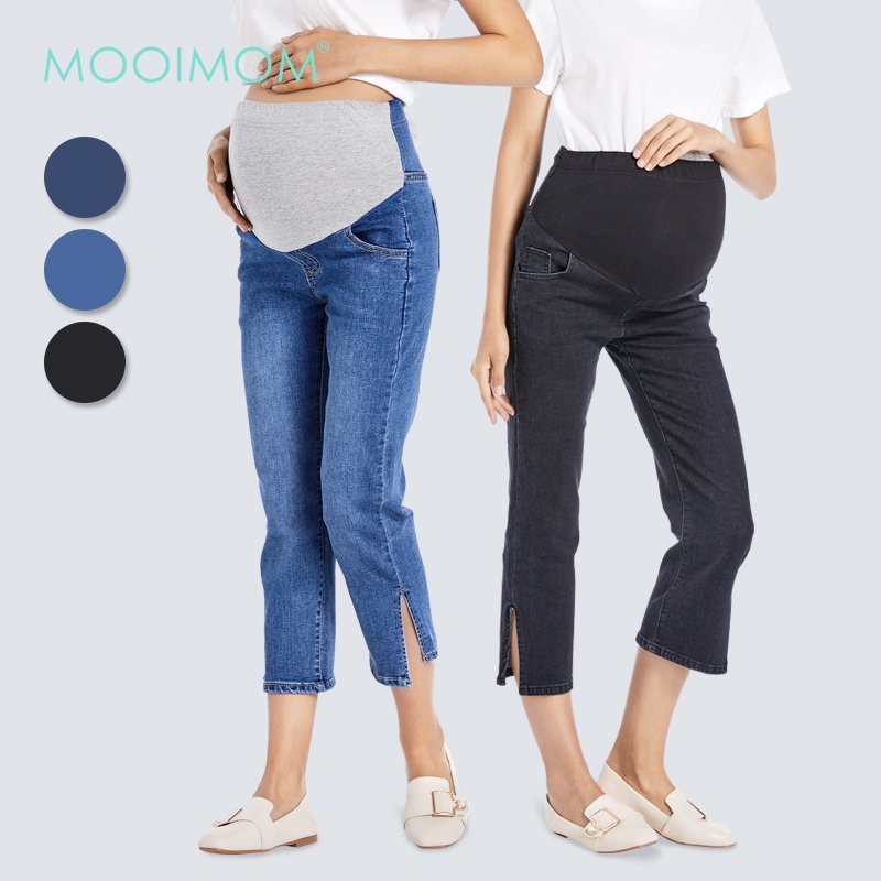 MOOIMOM Maternity Jeans Straight Fit