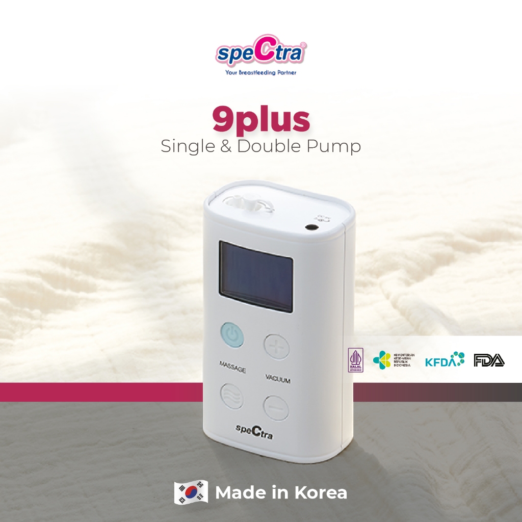 Pompa ASI Elektrik Double Spectra 9Plus Baterai Portable dari Korea Foto 2