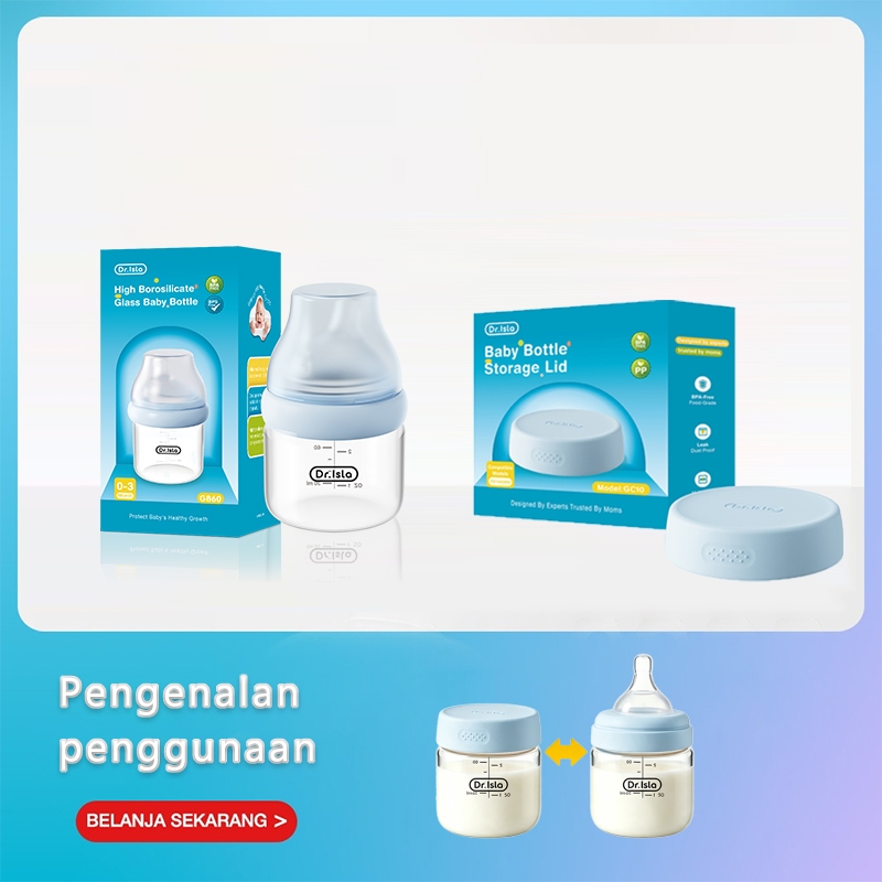 Botol ASI Kaca Dr.isla Sertifikasi Kemenkes Foto 6