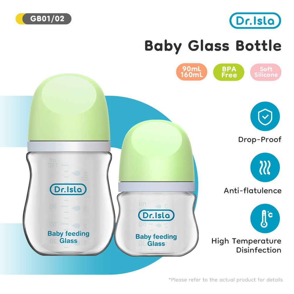 Botol Susu Bayi Dr.isla Kaca