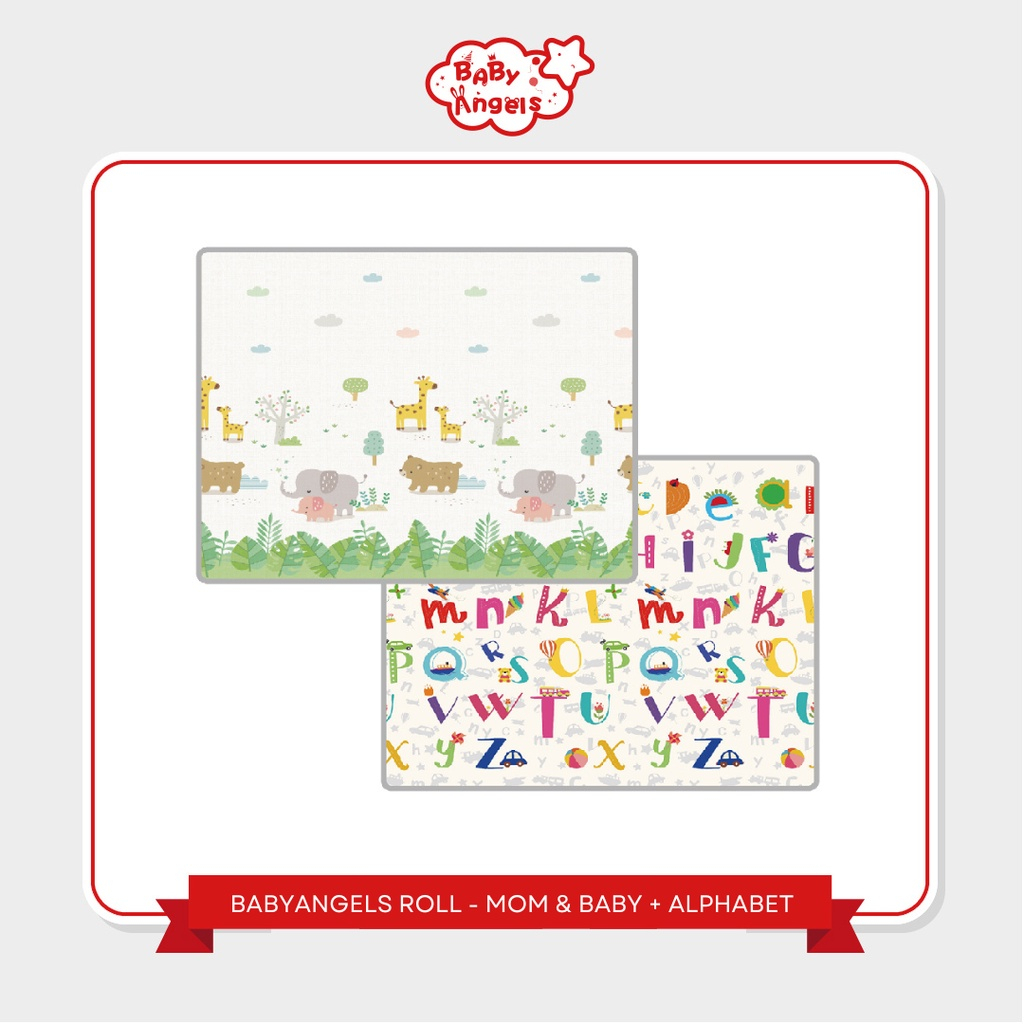 Mamiko Baby Angels Playmat XPE Premium Double Side 180x150cm 200x180cm 200x150cm Foto 8