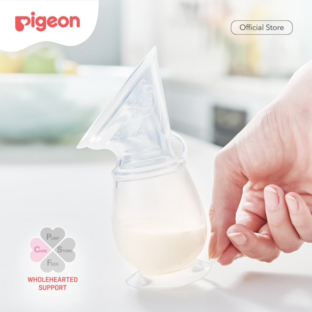 PIGEON Milk Saver Pump Penampung ASI Silikon Food Grade BPA Free 110ml Foto 2