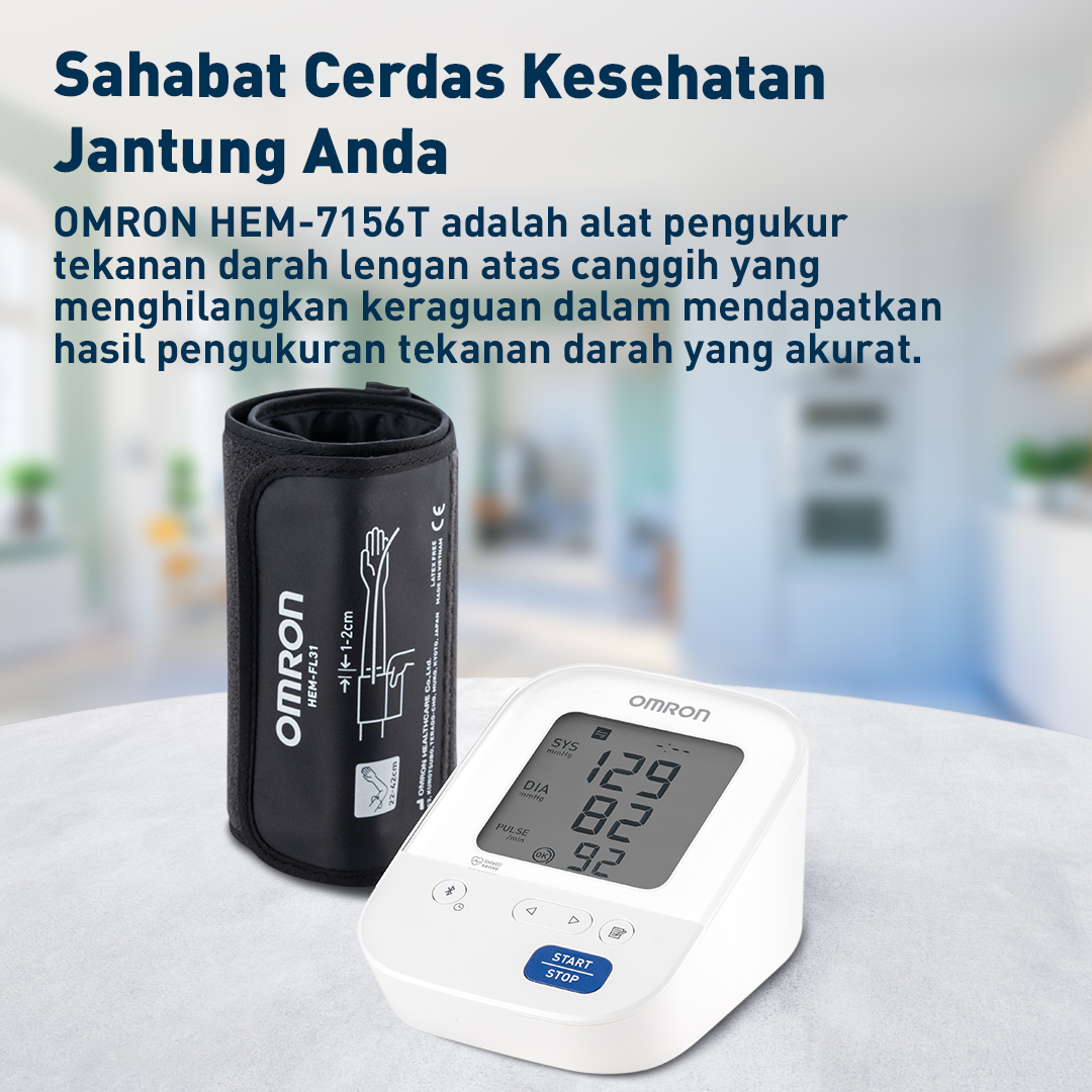 Tensimeter Digital OMRON HEM-7156T-A Manset IntelliWrap Bluetooth Connect Foto 8