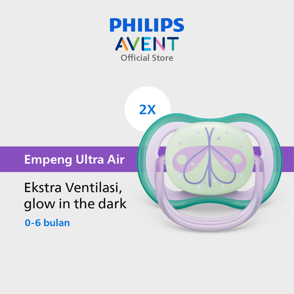 Empeng Philips Avent Ultra Air Glow