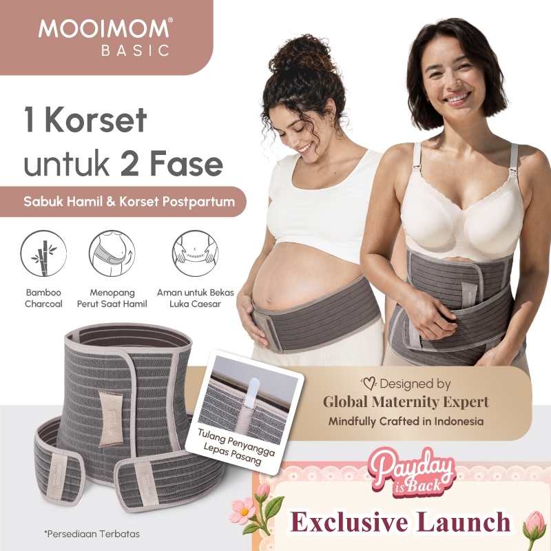 MOOIMOM Bamboo Postpartum Corset 2in1