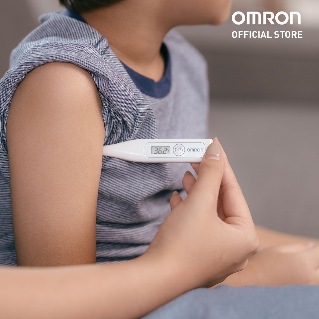 Omron Thermometer Digital MC-341 Tahan Air Pengukur Suhu Oral Rektal Ketiak Foto 4