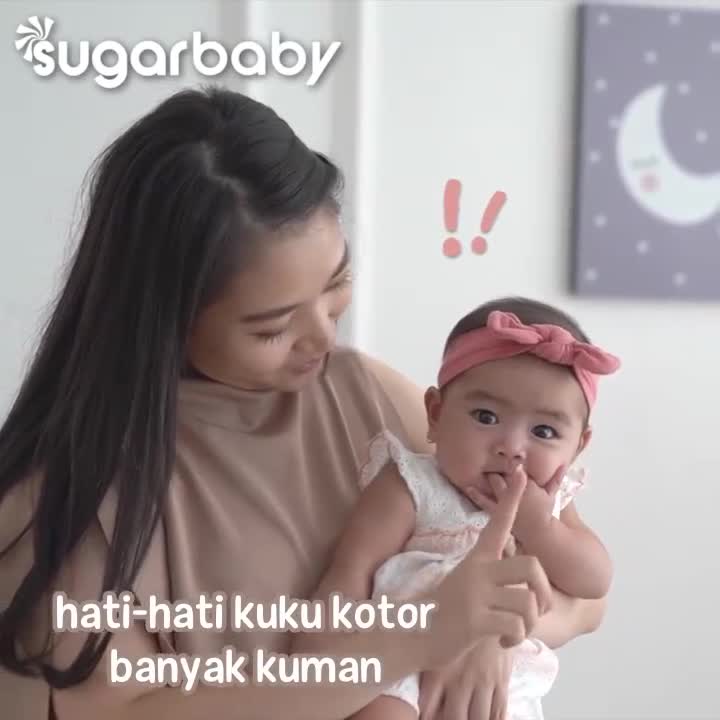 SUGAR BABY Manicure Set Nature Series 5in1 Alat Perawatan Kuku Bayi Stainless Steel
