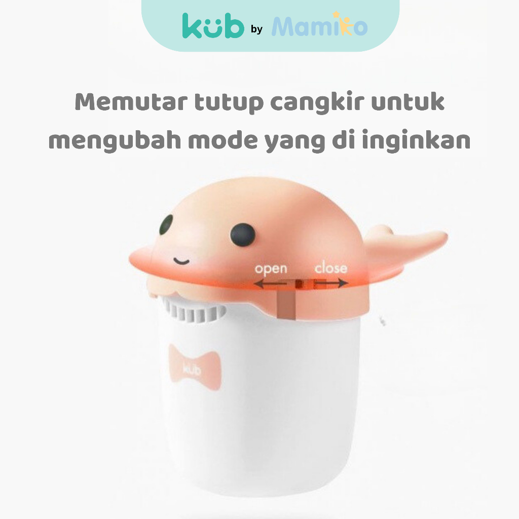 KUB Leopard Shampoo Cup Penyiram Rambut Bayi Bentuk Singa Laut Lucu Warna Pink Foto 5