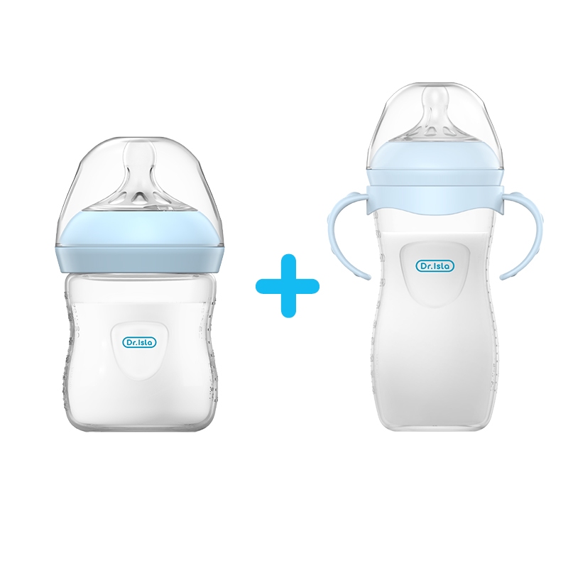 Dr.isla Botol Susu Bayi Set 150ml 240ml 330ml Anti Kolik Polka Dot BPA Free Foto 7