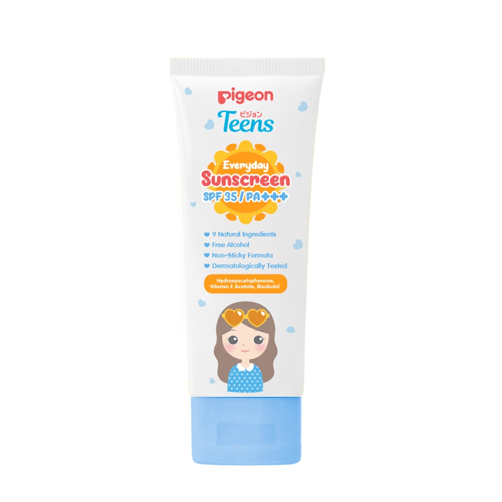Sunscreen Pigeon Teens Everyday SPF 35 PA+++ 30ml Halal Non Sticky Formula Foto 2